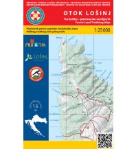 Wanderkarten Kroatien HGSS-Wanderkarte Otok/Insel Lošinj 1:25.000 HGSS