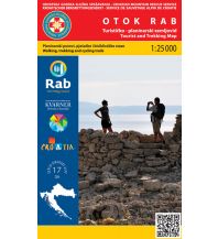 Wanderkarten Kroatien HGSS-Wanderkarte Otok/Insel Rab 1:25.000 HGSS