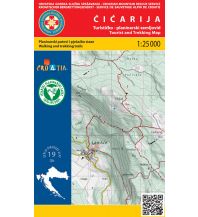 Hiking Maps Croatia HGSS-Wanderkarte Ćićarija 1:25.000 HGSS