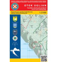 Wanderkarten Kroatien HGSS-Wanderkarte Otok/Insel Ugljan 1:25.000 HGSS