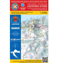 Wanderkarten Kroatien HGSS-Wanderkarte Lastovo 1:20.000 HGSS