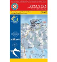 Wanderkarten Kroatien HGSS Wanderkarte Dugi Otok 1:25.000 HGSS