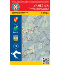 Hiking Maps Croatia HGSS-Wanderkarte Ivanščica 1:25.000 HGSS