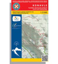 Wanderkarten Serbien + Montenegro HGSS-Wanderkarte Konavle 1:25.000 HGSS