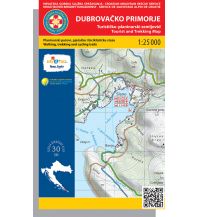 Wanderkarten Kroatien HGSS-Wanderkarte Dubrovačko primorje 1:25.000 HGSS