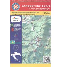 Wanderkarten Kroatien HGSS-Wanderkarte Samoborsko Gorje 1:25.000 HGSS