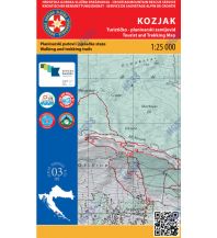 Wanderkarten Kroatien HGSS-Wanderkarte Kozjak 1:25.000 HGSS
