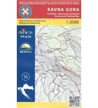 Wanderkarten Kroatien HGSS-Wanderkarte Ravna Gora 1:20.000 HGSS