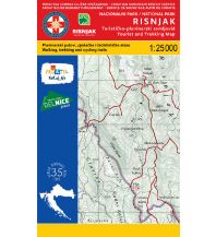 Wanderkarten Kroatien HGSS-Wanderkarte Nationalpark Risnjak 1:25.000 HGSS
