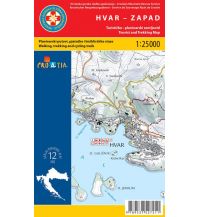 Wanderkarten Kroatien HGSS-Wanderkarte Otok/Insel Hvar 1:30.000 HGSS