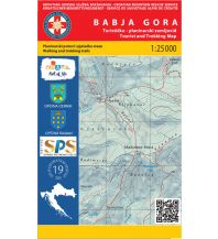 Wanderkarten Kroatien Babja gora 1:25.000 HGSS