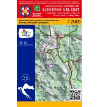 Hiking Maps Croatia HGSS-Wanderkarte Sjeverni/Nördlicher Velebit 1:25.000 HGSS