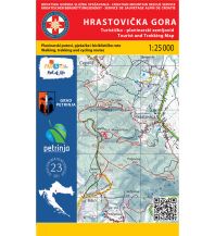 Hiking Maps Croatia HGSS-Wanderkarte Hrastovička Gora 1:25.000 HGSS