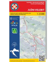 Wanderkarten Kroatien HGSS-Wanderkarte Južni/Südlicher Velebit 1:25.000 HGSS
