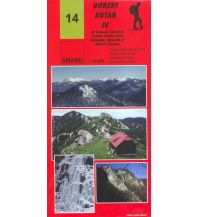Hiking Maps Croatia Smand-Wanderkarte 14, Gorski Kotar 4, 1:30.000 Smand
