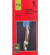 Hiking Maps Croatia Smand-Wanderkarte 11a, Gorski Kotar - Bijele & Samarske Stijene 1:12.500 Smand