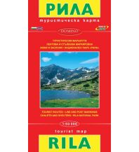 Hiking Maps Bulgaria Domino WK Bulgarien - Rila-Gebirge 1:50.000 Domino