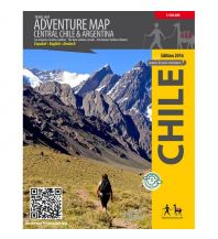 Road Maps Viachile Trekking Map Chile/Argentinien - Adventure Map Central Chile & Argentina 1:500.000 Viachile Editores