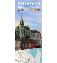 City Maps Mapa turístico Chile Valparaíso Compass Chile