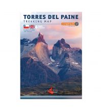 Hiking Maps South America Compass Chile Trekking Map Torres del Paine 1:75.000 Compass Chile