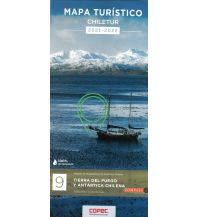 Straßenkarten Südamerika AREA 9: Tierra del Fuego Compass Chile