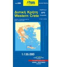 Road Maps Orama Regionalkarte 089 - Western Crete West-Kreta 1:135.000 Orama Editions