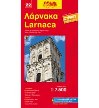 Stadtpläne Orama Stadtplan - Larnaca 1:7.500 Orama Editions