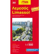 Stadtpläne Orama Stadtplan - Limassol 1:7.800 Orama Editions