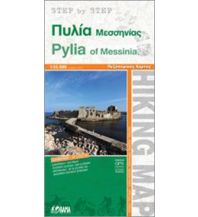 Hiking Maps Peloponnese Pylia of Messinia 1:55.000 Orama Editions