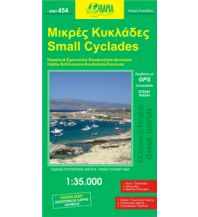 Road Maps Orama Map Griechenland - Small Cyclades Kleine Kykladen 1:35.000 Orama Editions