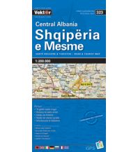 Road Maps Albania Orama Road Map Straßenkarte Central Albania Orama Editions