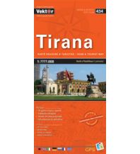 Stadtpläne Vektor Stadtplan - Tirana 1:10.000 Vektor Editions