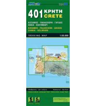 Hiking Maps Crete Road Editions Map Kreta 401, Kíssamos, Chaniá 1:50.000 Road Editions
