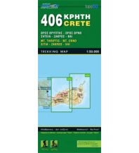 Hiking Maps Crete Road Editions Map Kreta 406, Sitía, Zákros, Vái 1:50.000 Road Editions