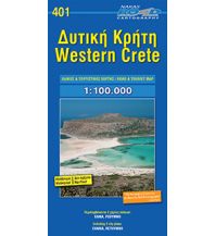 Straßenkarten Road Tourist Map 401 Griechenland - Western Crete 1:100.000 Road Editions
