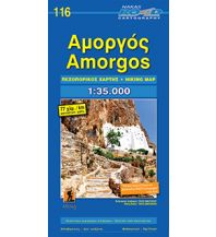 Hiking Maps Aegean Islands Road Hiking Map 116, Amorgós 1:35.000 Orama Editions