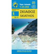 Hiking Maps Aegean Islands Anavasi Topo Island Map 10.11, Skiáthos 1:25.000 Anavasi