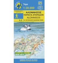 Hiking Maps Aegean Islands Anavasi Topo Island Map 10.13, Alónnisos/Alonisos 1:25.000 Anavasi