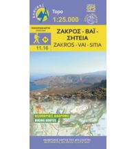 Hiking Maps Crete Anavasi Topo Kreta 11.16, Zákros, Vái, Sitía 1:25.000 Anavasi