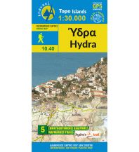 Hiking Maps Aegean Islands Anavasi Topo Island Map 10.40, Hydra 1:25.000 Anavasi