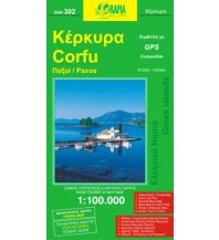 Straßenkarten Orama Map - Korfu Kerkyra 1:100.000 Orama Editions