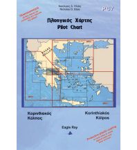 Nautical Charts Greece Eagle Ray Pilot Chart 7 - Golf von Korinth - Corithiakos Gulf 1:133.000 Eagle Ray Publications