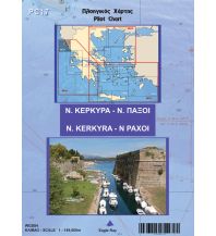 Seekarten Griechenland Eagle Ray Pilot Chart 17 - Korfu/Kérkyra - Paxoi 1:147.000 Eagle Ray Publications