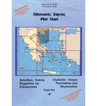 Seekarten Griechenland Eagle Ray Pilot Chart 14 - Chalkidiki - Thermaikos and Strymonikos Gulf 1:255.000 Eagle Ray Publications