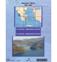 Seekarten Griechenland Eagle Ray Pilot Chart 18 - Lefkada - Amvrakikos Gulf 1:93.000 Eagle Ray Publications