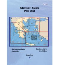 Seekarten Griechenland Eagle Ray Pilot Chart 5 - Southeast Cyclades 1:169.000 Eagle Ray Publications
