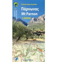 Hiking Maps Peloponnese Anavasi Topo 50 Map 8.7, Mt. Párnon 1:50.000 Anavasi