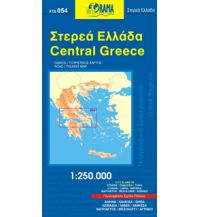 Straßenkarten Griechenland Orama Regionalkarte 054 - Zentral-Griechenland 1:200.000 Orama Editions