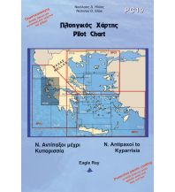 Seekarten Griechenland Eagle Ray Pilot Chart 19 - Antipaxoi to Kyparissia 1:250.000 Eagle Ray Publications
