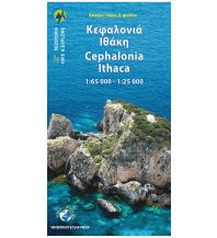 Hiking Maps Ionian Islands Anavasi Topo Island Map 9.3, Cephalonia/Kefaloniá, Ithaca/Itháki/Ithaka 1:65.000/1:25.000 Anavasi